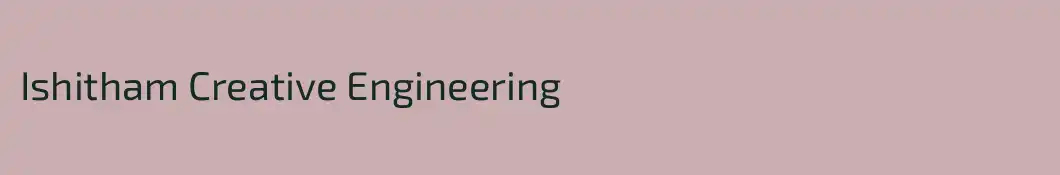 Ishitham Creative Engineering